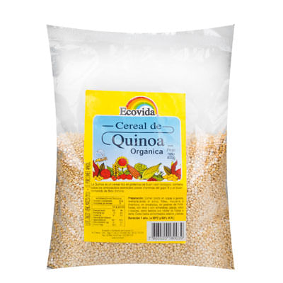 Quínoa Ecovida orgánica cereal 400 g