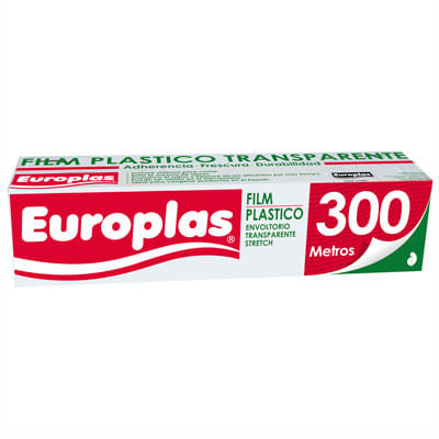 Filmplástico Europlas 300 mt caja rollo 1 un Filmplástico Europlas 300 mt caja rollo 1 un
