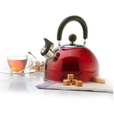 Tetera Wens acero modelo Sicilia roja 2.5 L Tetera Wens acero modelo Sicilia roja 2.5 L