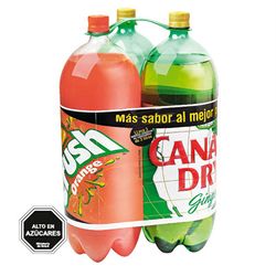 Pack bebida Canada Dry 3 L+ Crush 3 L+ Limón 3 L