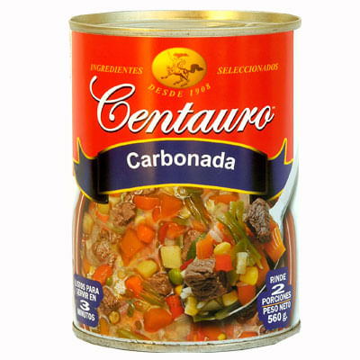 Sopa carbonada Centauro lata 560 g