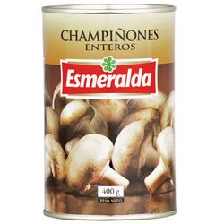 Champiñones Esmeralda enteros lata 400 g
