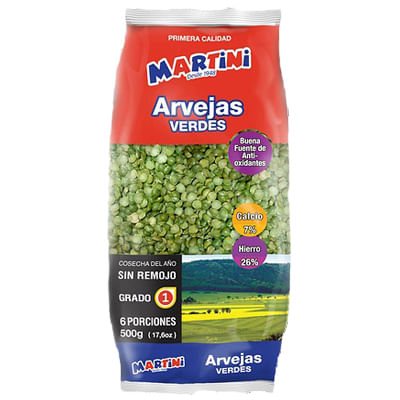 Arvejas verdes Martini G1 500 g