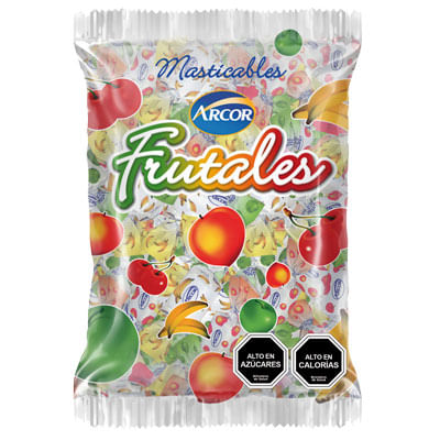 Masticables Arcor frutales surtidos bolsa 800 g