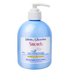 Jabón líquido Simond's glicerina con dosificador 340 ml