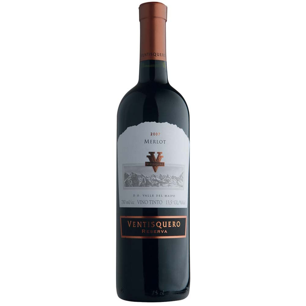 Vino Ventisquero reserva merlot 750 cc