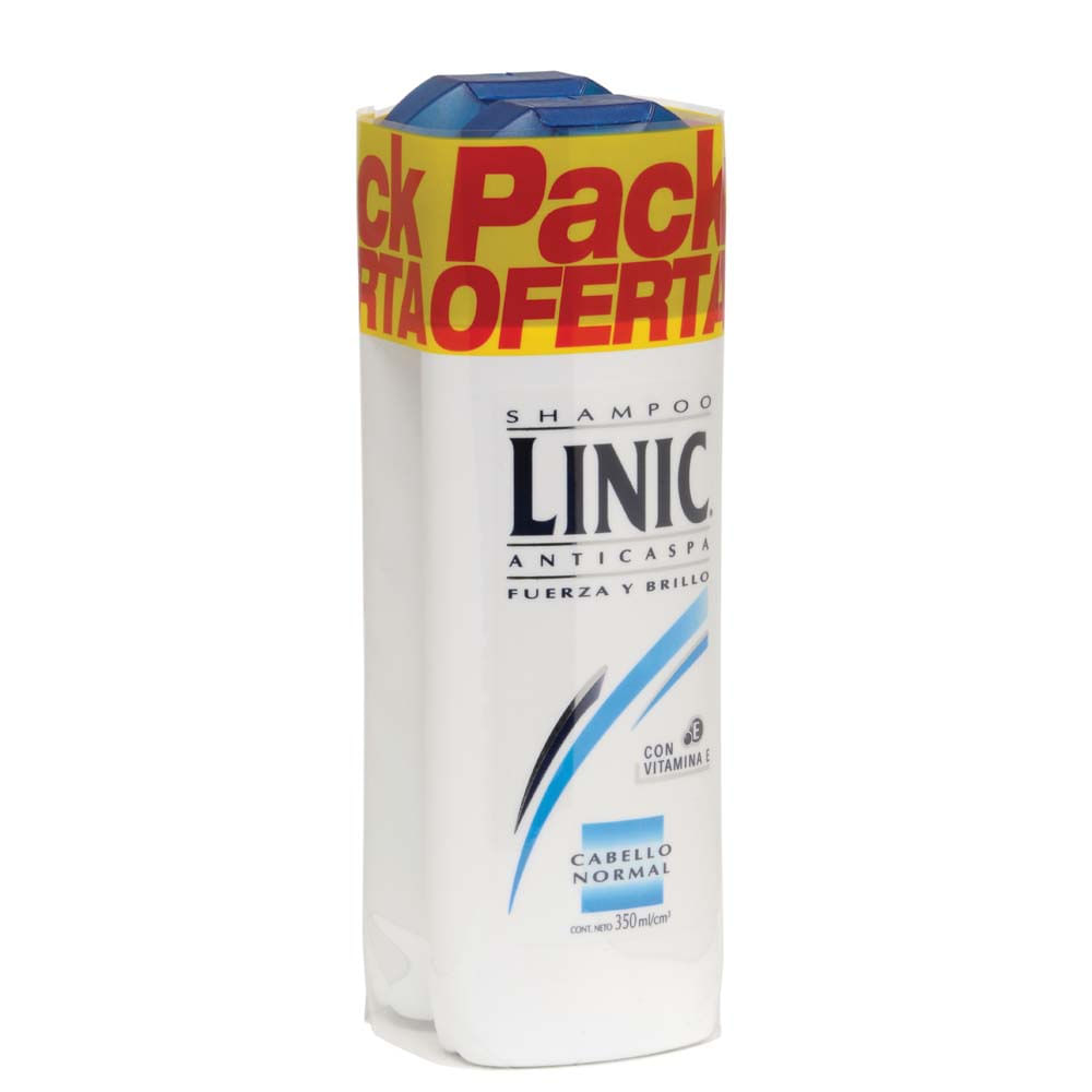 Pack Shampoo Linic pelo normal 2 un de 350 ml