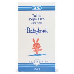 Repuesto Talco Babyland hipoalergénico 200 g