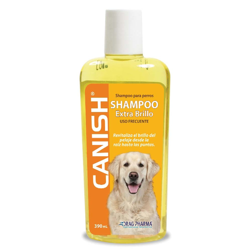 Shampoo para perros Canish extra brillo 360 ml
