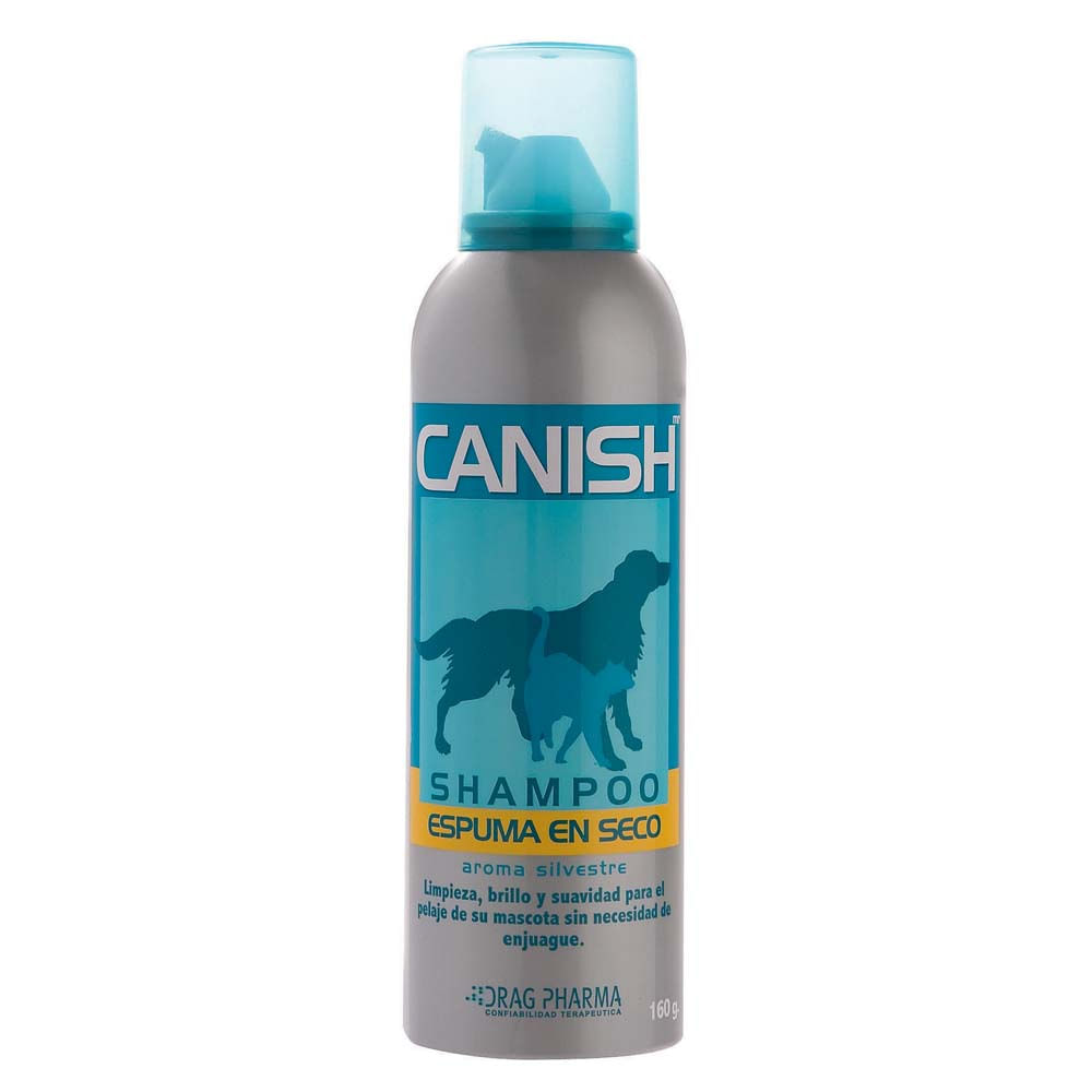 Shampoo Canish espuma seca 160 ml