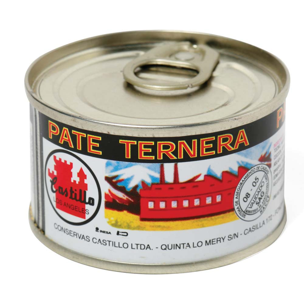 Pate ternera Castillo lata 100 g Pate ternera Castillo lata 100 g