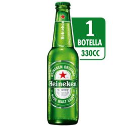 Cerveza Heineken long neck botella 330 cc