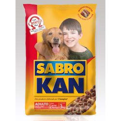 Alimento perro adulto Sabrokan carne y arroz 3 Kg