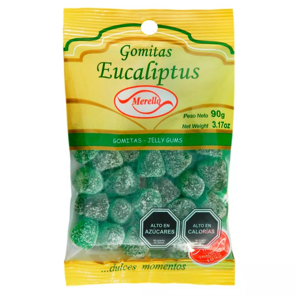 Gomitas eucaliptus Merello 90 g