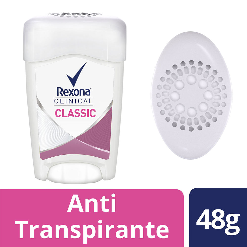 Desodorante Rexona Clinical classic women barra 48 g