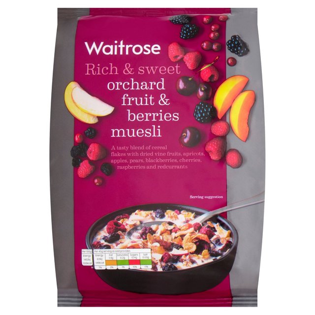 Cereal Waitrose granola berries 1 Kg