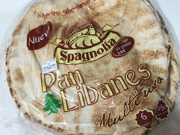 Pan Libanes Spagnolia multiuso bolsa 6 un