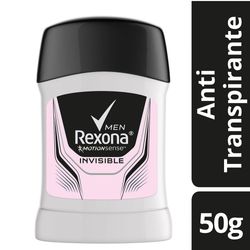 Desodorante Rexona men antitranspirante invisible barra 50 g