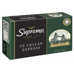 Té Supremo ceylán express 100 bolsitas