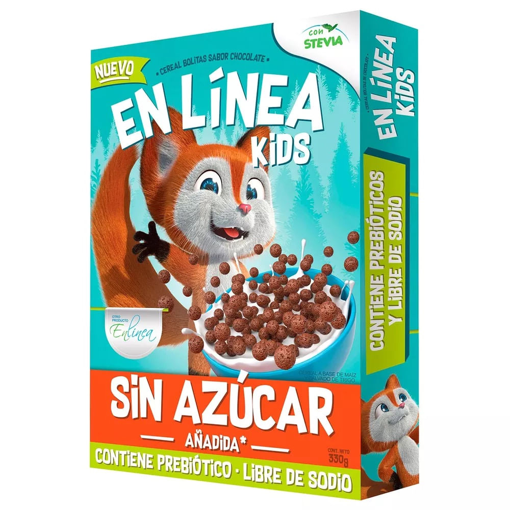 Cereal En Línea Kids bolitas de chocolate 330 g