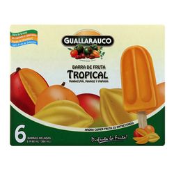 Pack helado Guallarauco sabor tropical caja 6 un