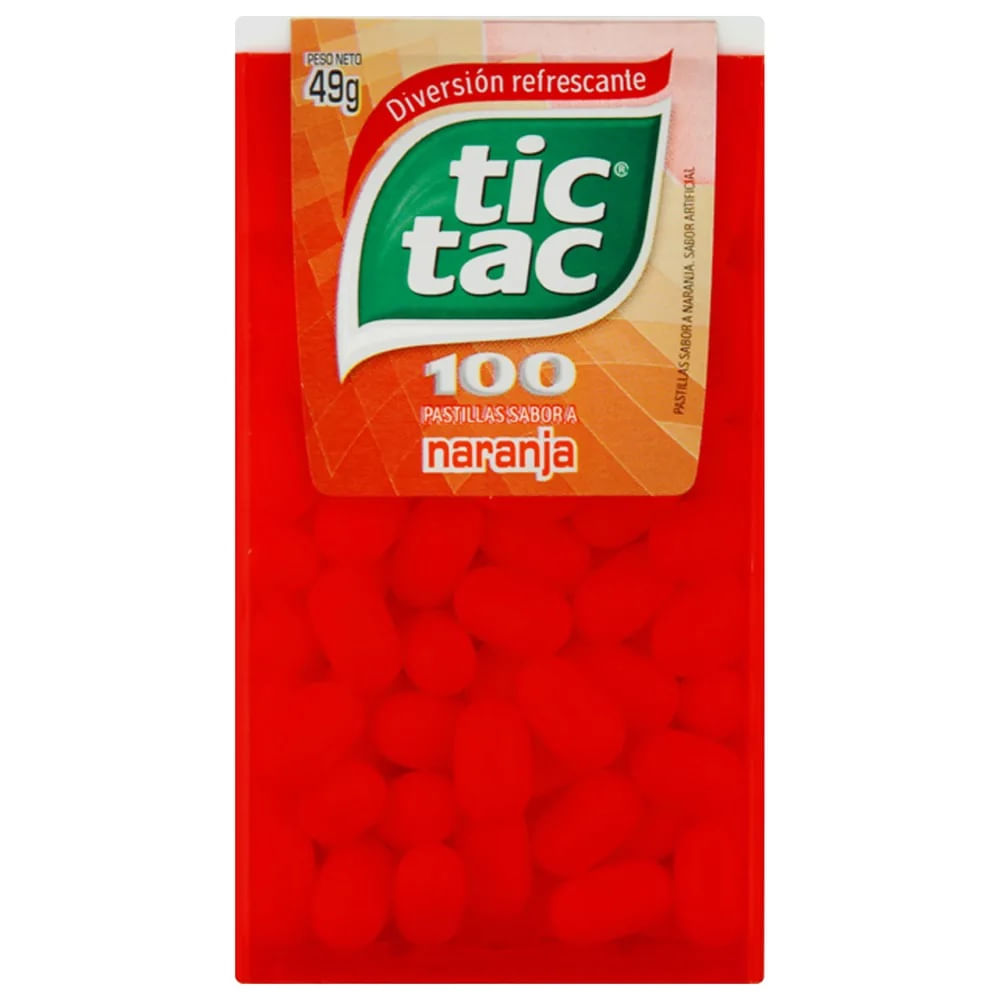 Pastilla Tic-Tac naranja 16 gr