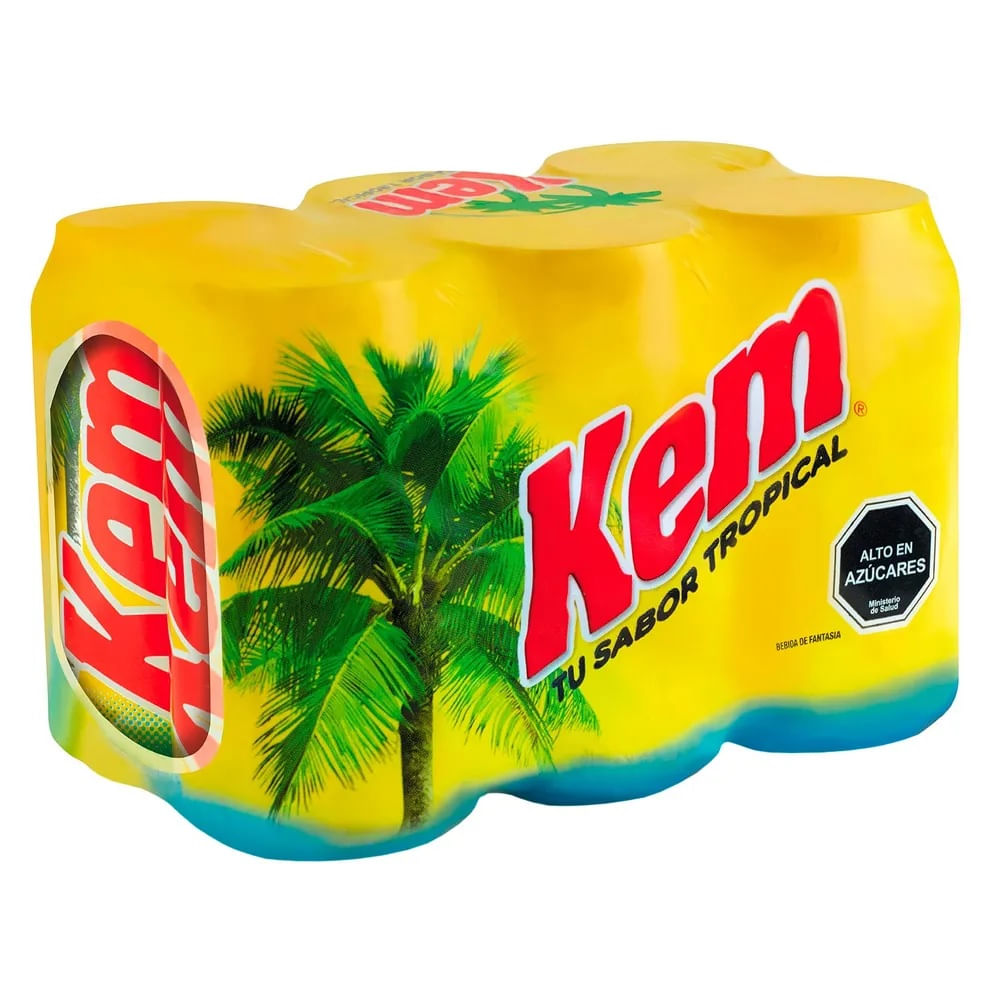 Pack bebida Kem piña lata 6 un de 350 ml