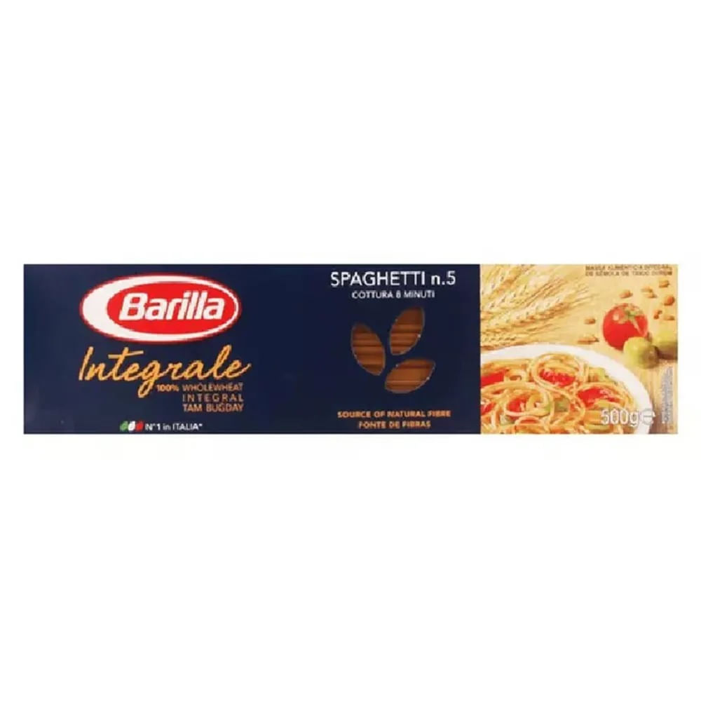 Pasta spaghetti N°5 Barilla integral 500 g