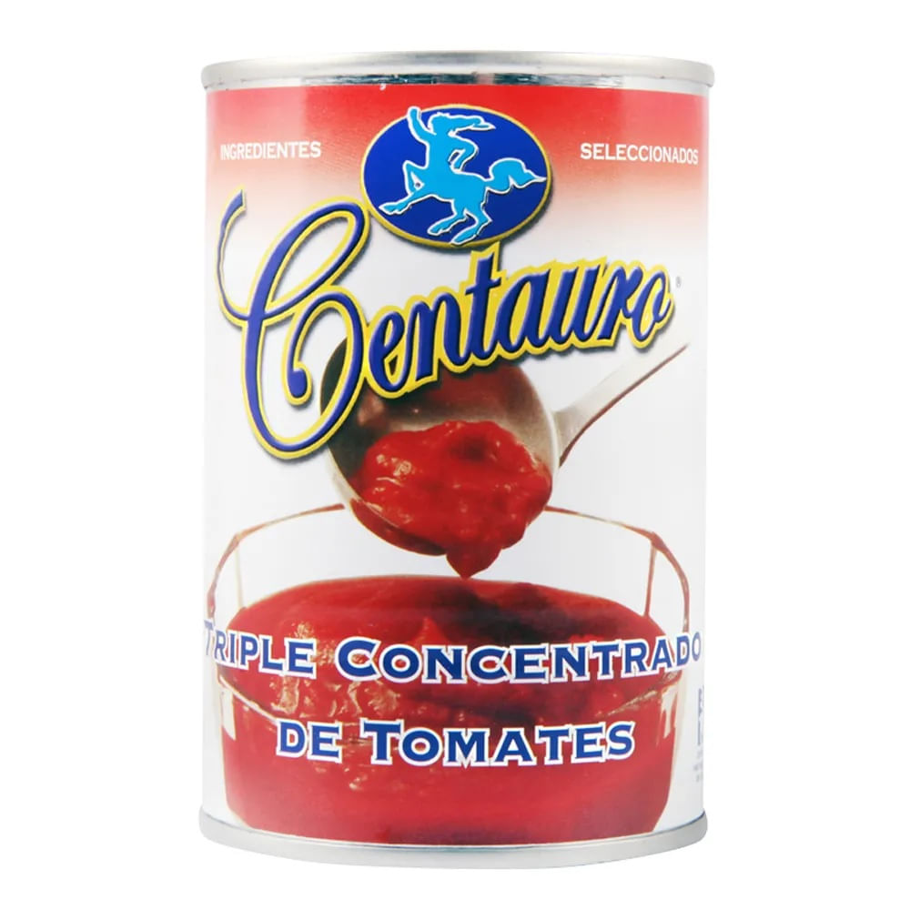 Triple concentrado de tomates Centauro lata 310 g