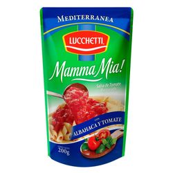 Salsa de tomate Lucchetti Mamma Mía mediterránea 200 g