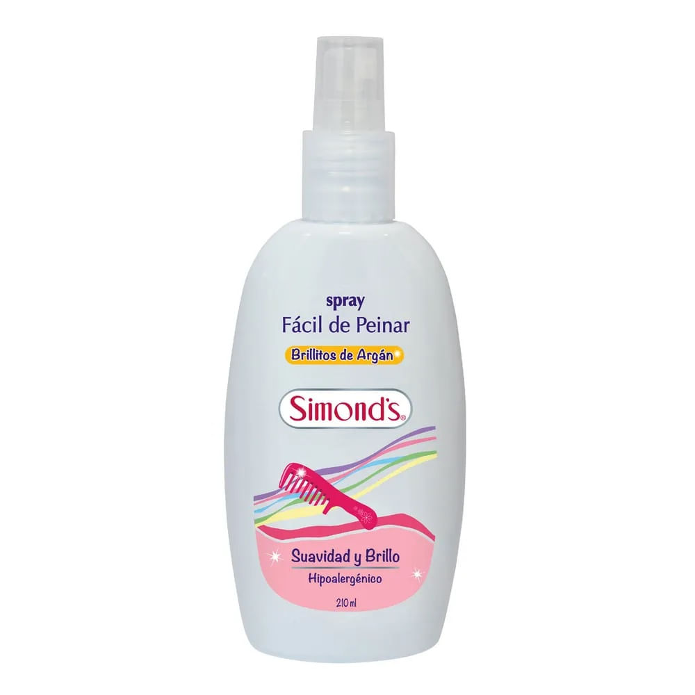 Fácil de peinar Simonds brillitos argán spray 210 ml Fácil de peinar Simonds brillitos argán spray 210 ml