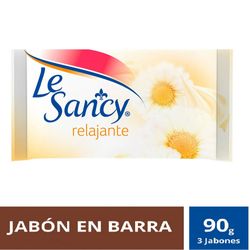 Pack Jabón en barra Le Sancy mix 3 un de 90 g