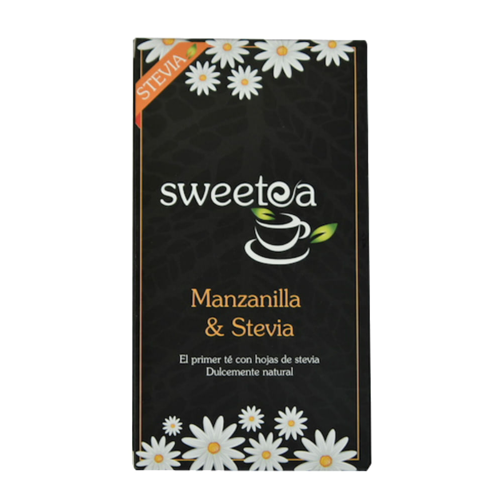 Té Sweetea manzanilla con stevia 20 bolsitas