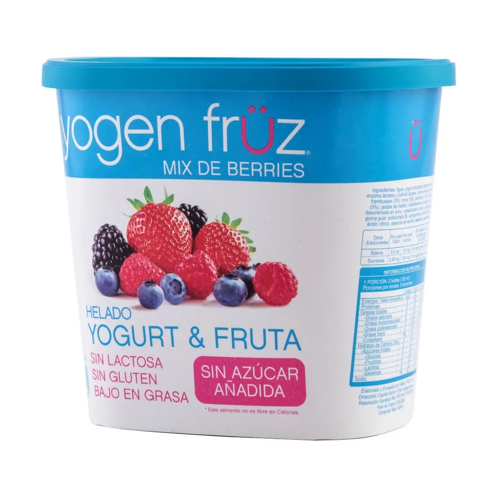 Helado Yogen Fruz berries 800 ml