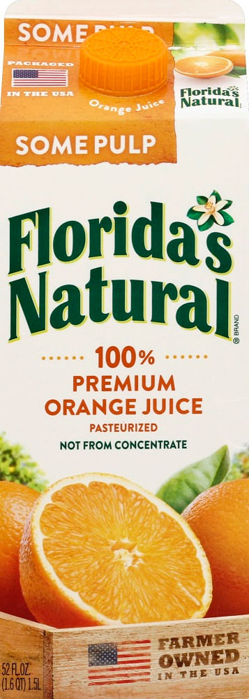 Jugo fresco Floridas Natural naranja exprimida 1.5 L
