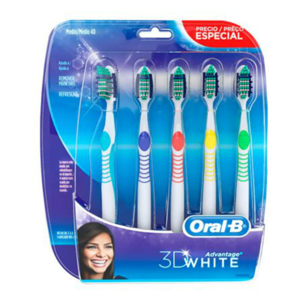 Pack Cepillo Dental Oral B advantage 5 un