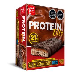 Pack barra cereal Your Goal protein chocolate crunch y caramelo 6 un de 60 g
