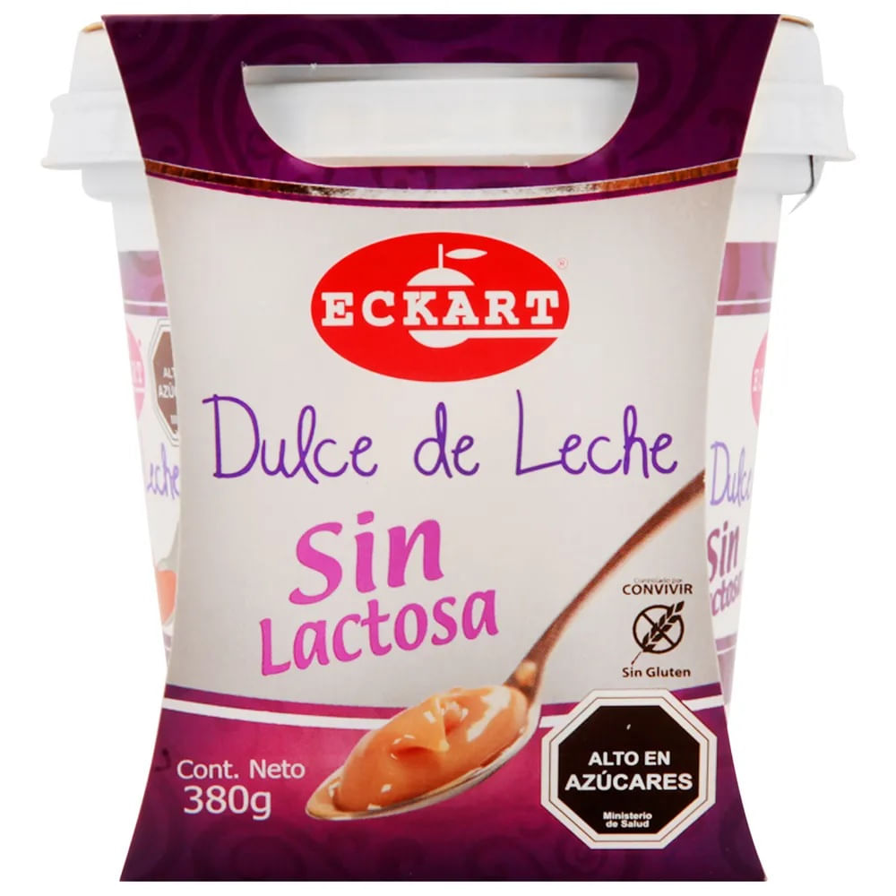 Dulce de leche sin lactosa Eckart 380 gr