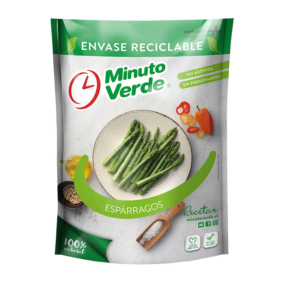 Espárragos Minuto Verde congelados 350 g Espárragos Minuto Verde congelados 350 g