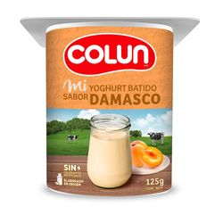 Yoghurt Colun damasco 125 g