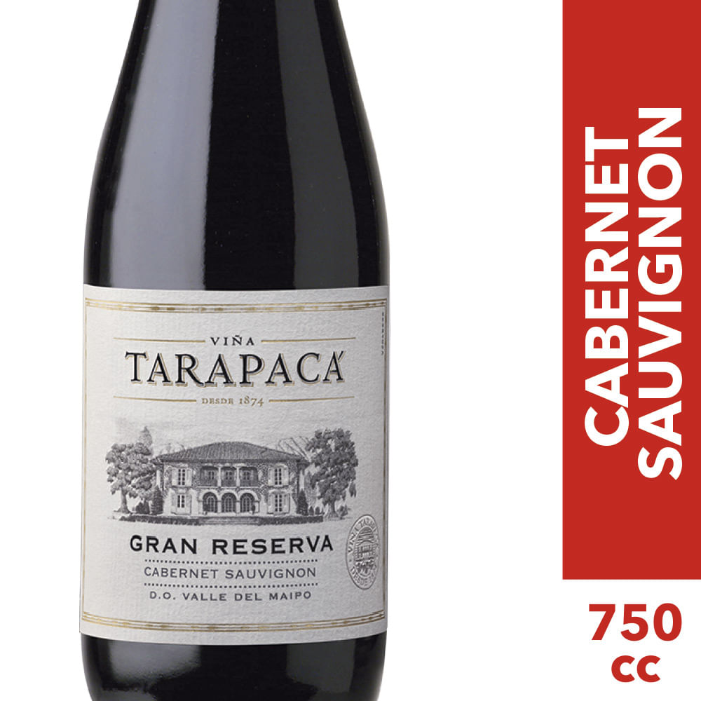 Vino Tarapacá gran reserva cabernet sauvignon 750 cc