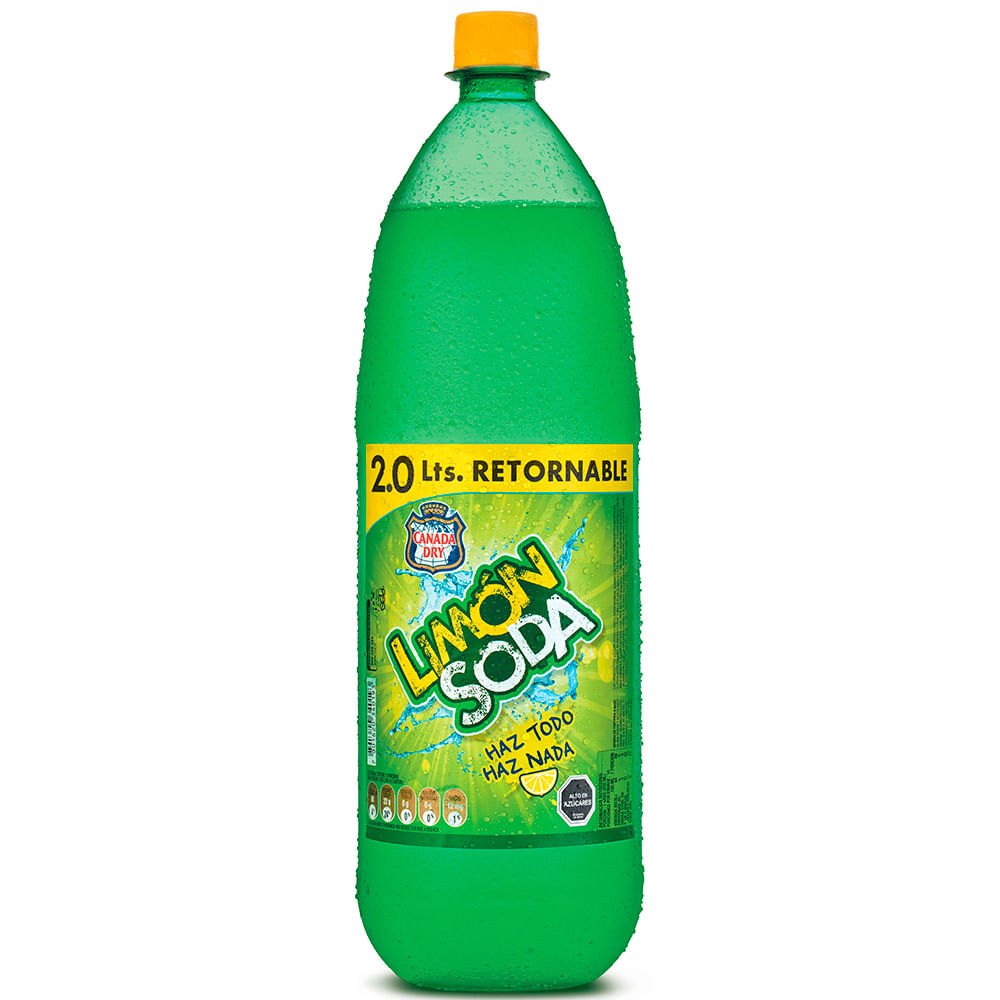 Bebida Limón soda retornable 2 L + envase