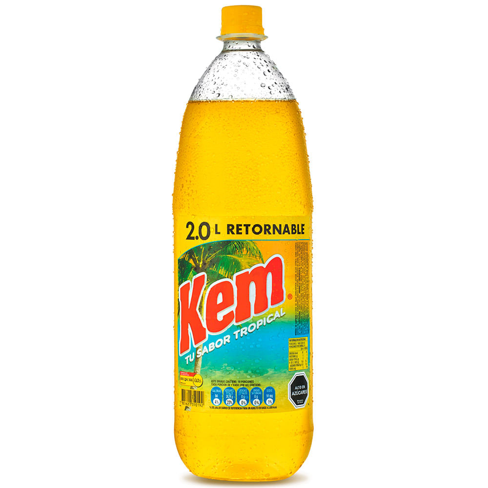 Bebida Kem piña retornable 2 L + envase
