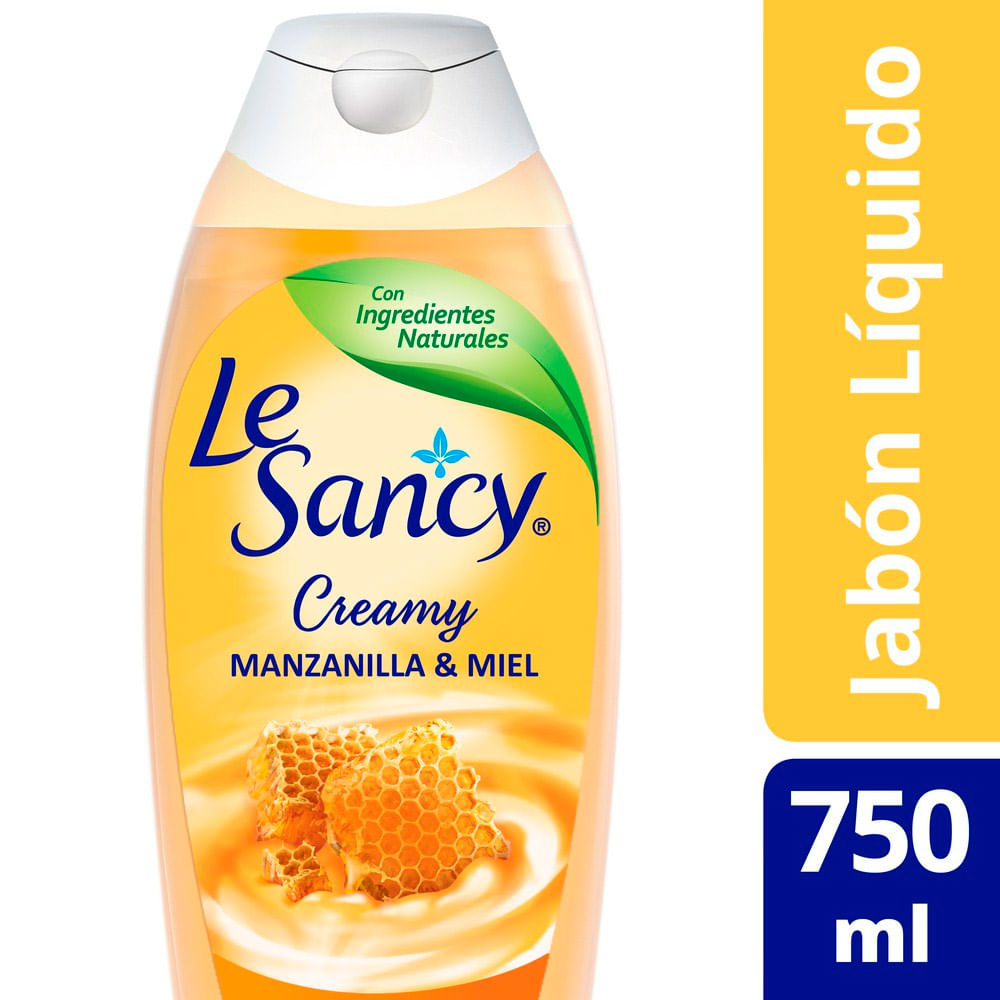 Jabón líquido Le Sancy manzana y miel 750 ml