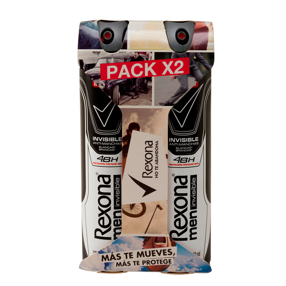 Pack Desodorante Rexona antitranspirante mix 2 un de 90 ml