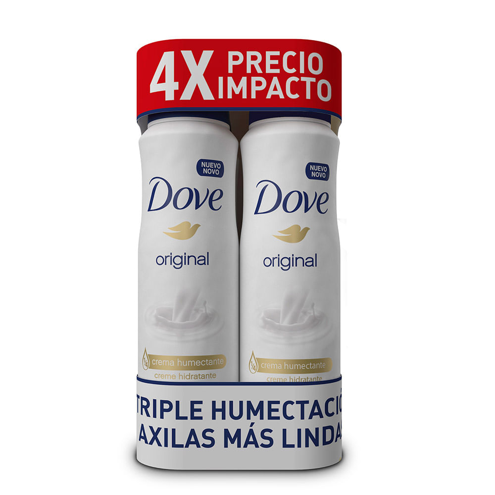 Pack Desodorante Dove mix spray 4 un de 150 ml