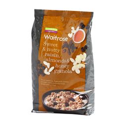 Cereal Waitrose granola almendras y miel 1 Kg