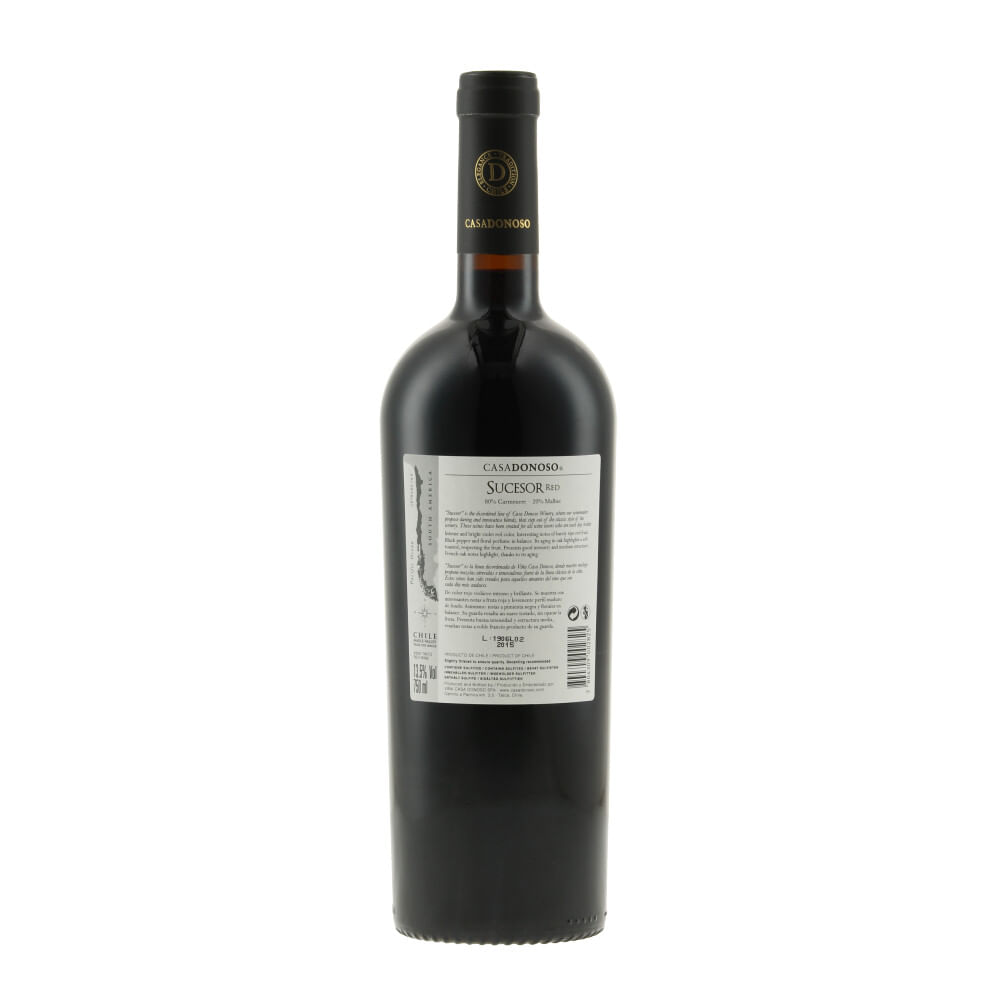 Vino Sucesor Red carmenere malbec 750 cc Vino Sucesor Red carmenere malbec 750 cc