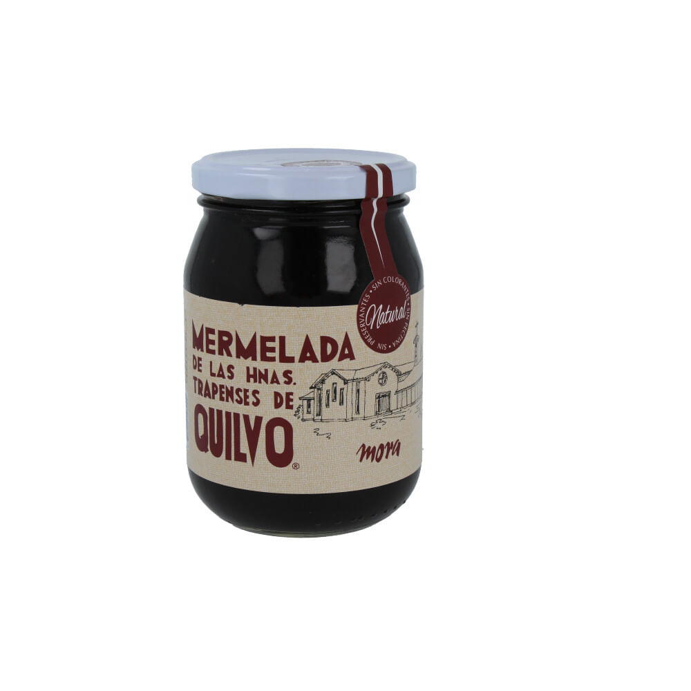 Mermelada Quilvo sabor mora frasco 420 g