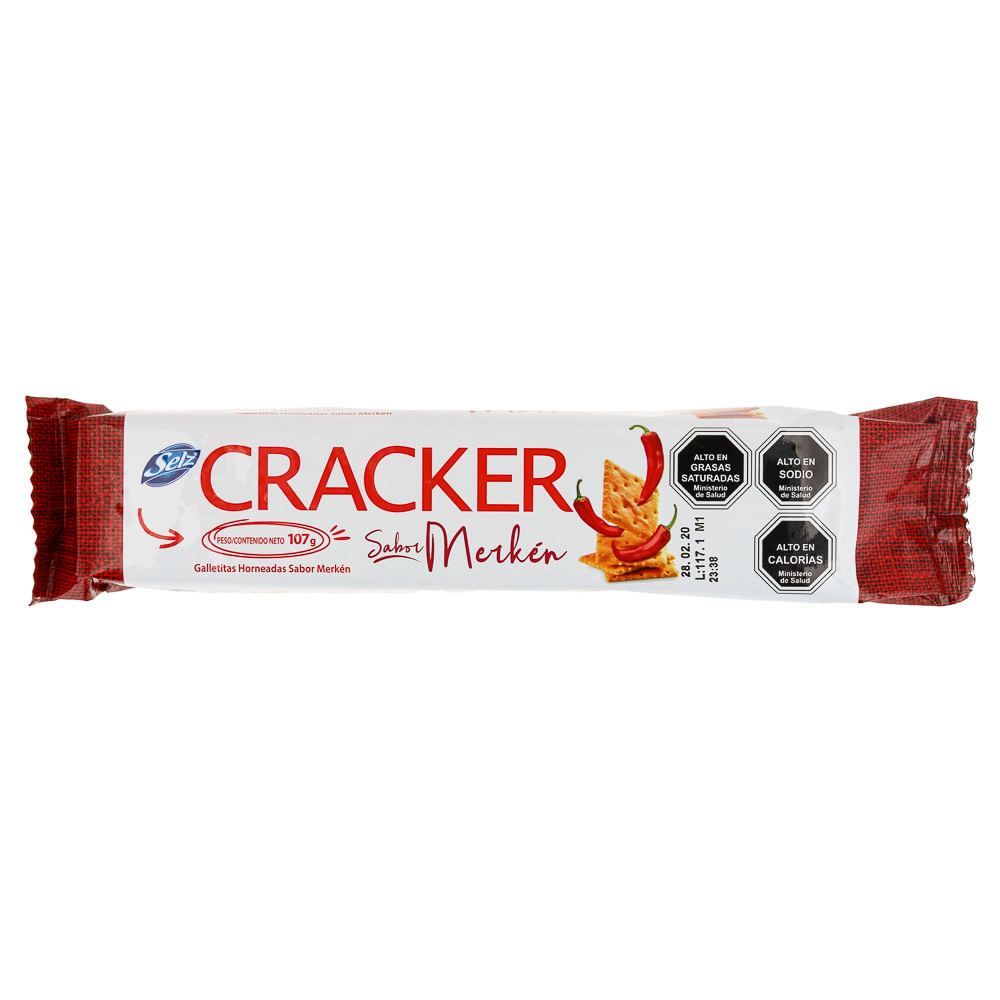 Galletas Selz cracker sabor merken doy pack 107 g